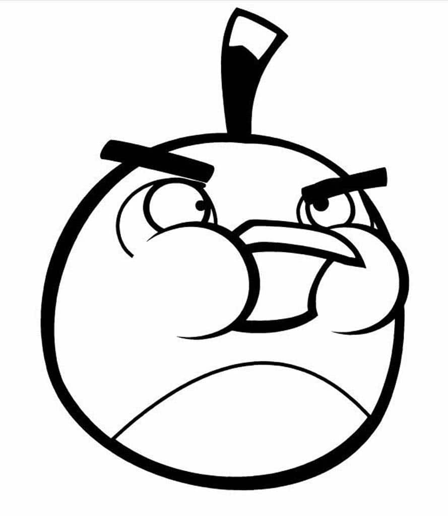 Раскраски Энгри Бердс (Angry Birds)