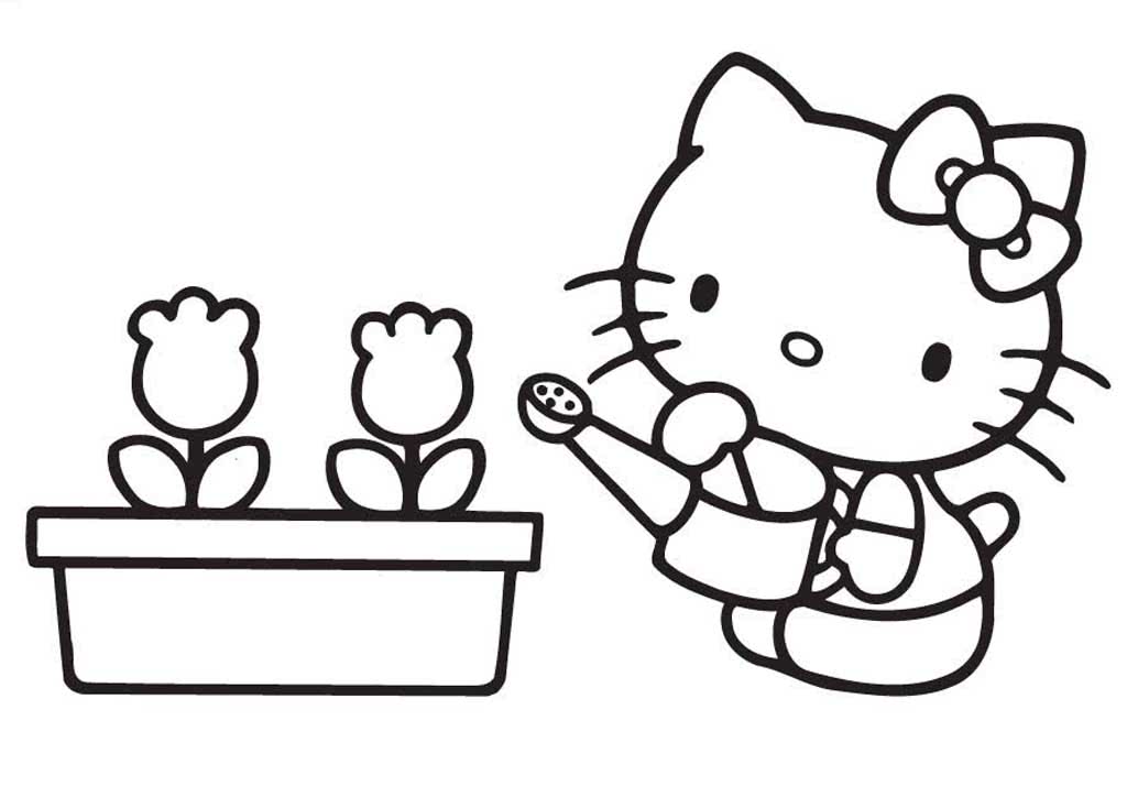 Раскраски Хелло Китти (Hello Kitty)