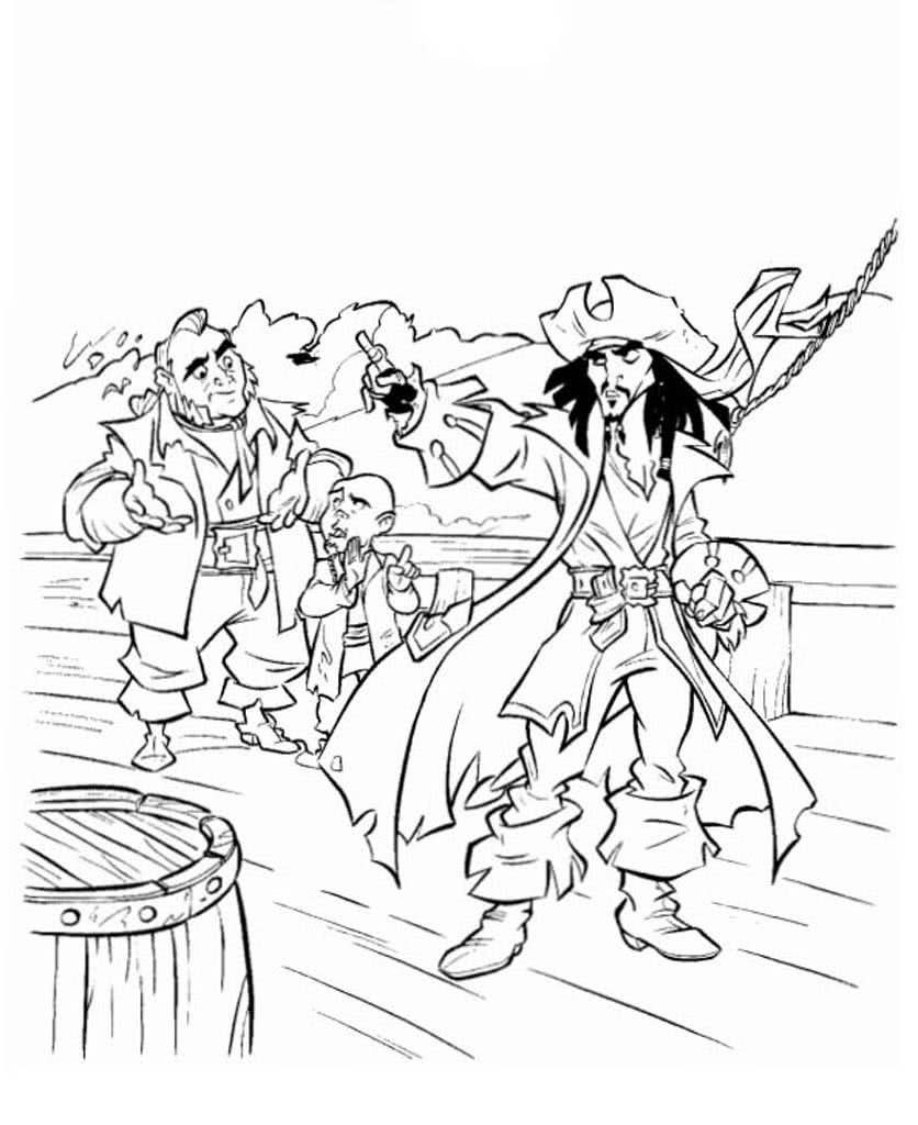 Раскраски Пираты