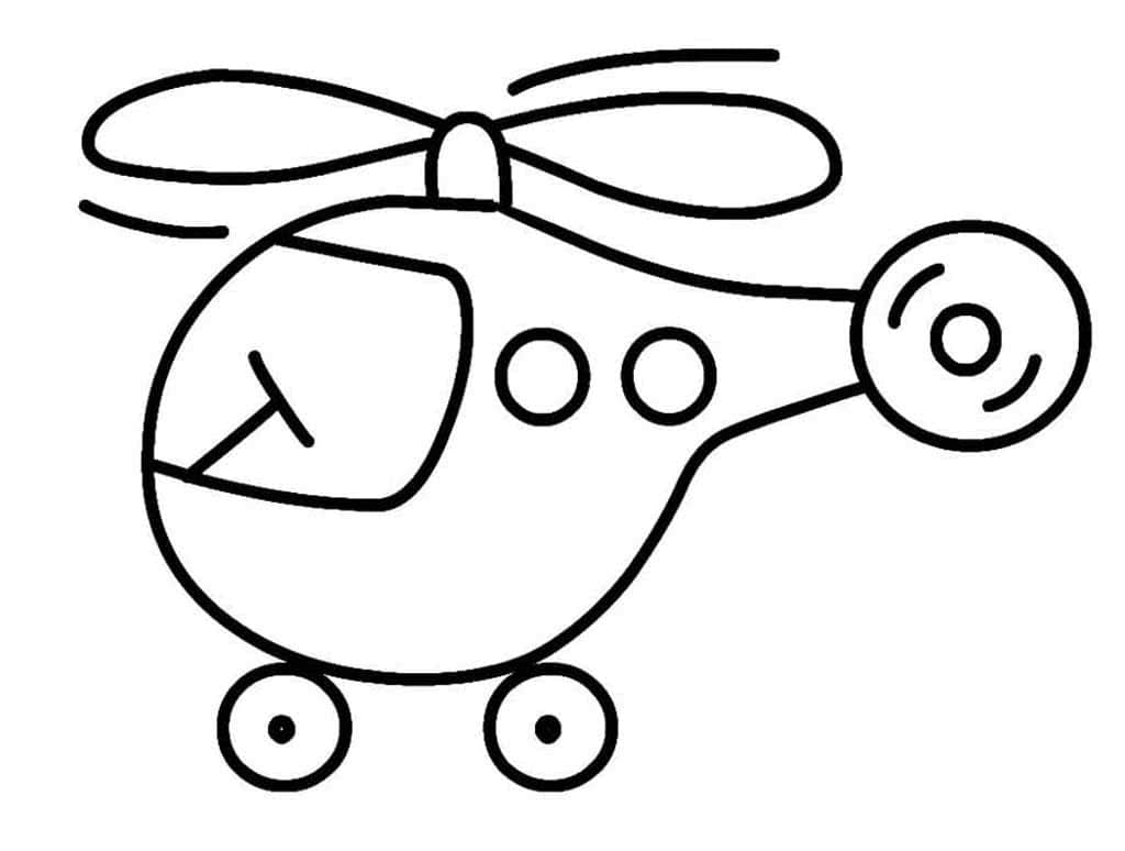 Раскраски Вертолёты