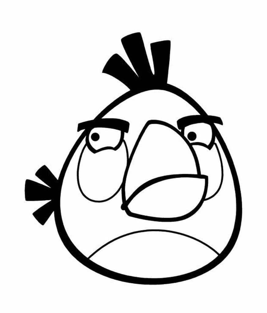 Раскраски Энгри Бердс (Angry Birds)