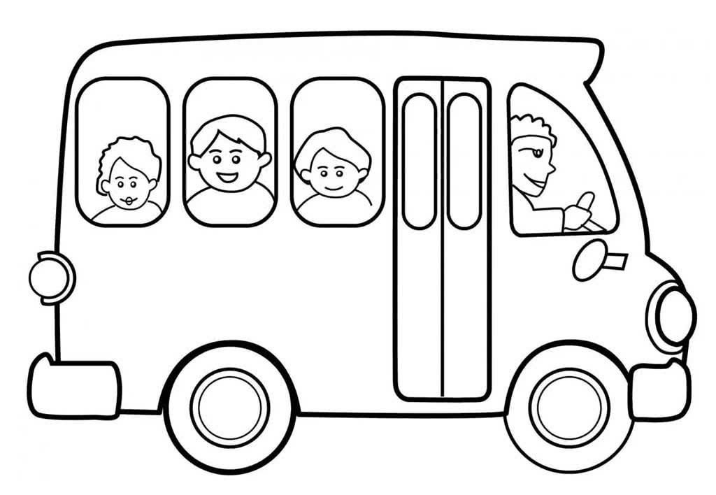 Раскраски Автобусы